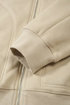 Veste zippée polaire col montant pour homme