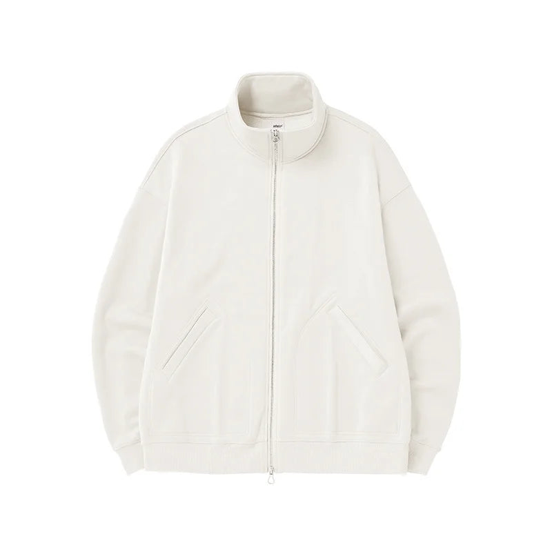 Men's Fleece Stand Collar Zip Jacket