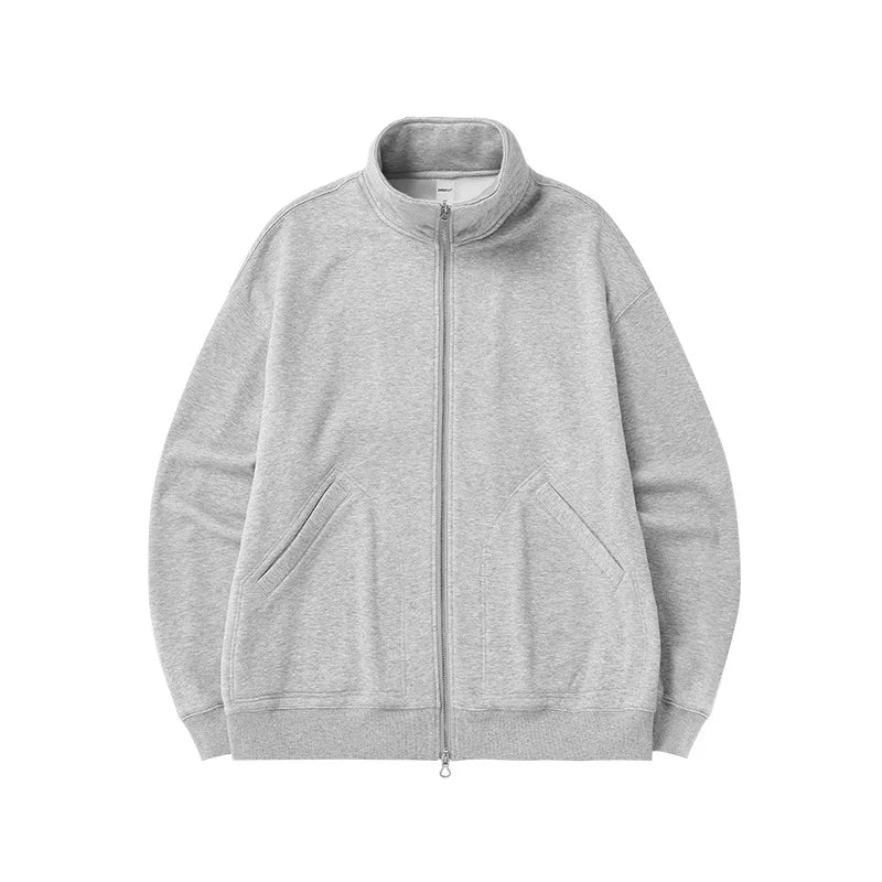 Veste zippée polaire col montant pour homme