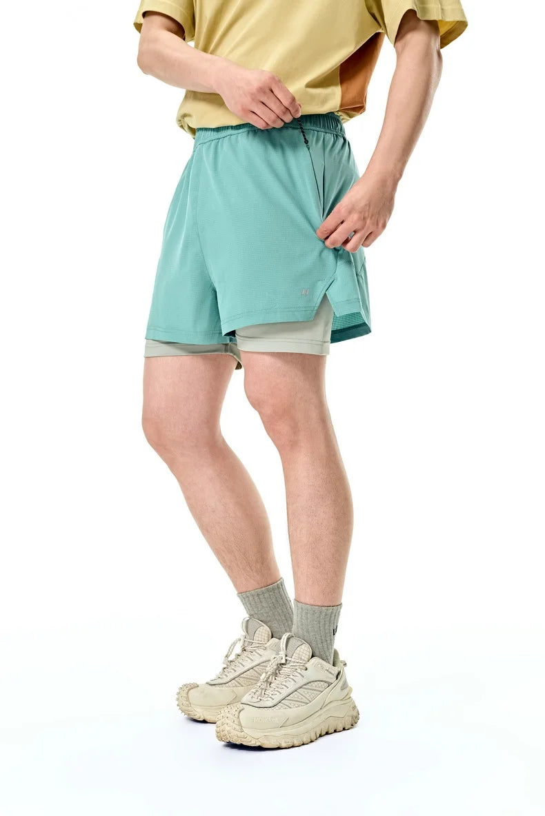 Shorts techniques 2-en-1 KESTRL « Aero-Shield » (UPF 50+)