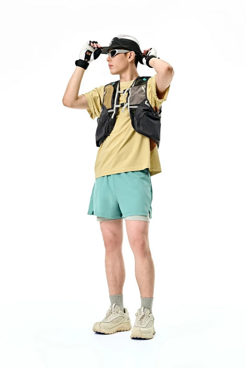 Shorts techniques 2-en-1 KESTRL « Aero-Shield » (UPF 50+)