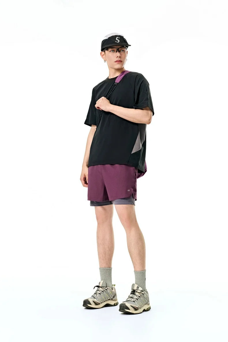 Shorts techniques 2-en-1 KESTRL « Aero-Shield » (UPF 50+)
