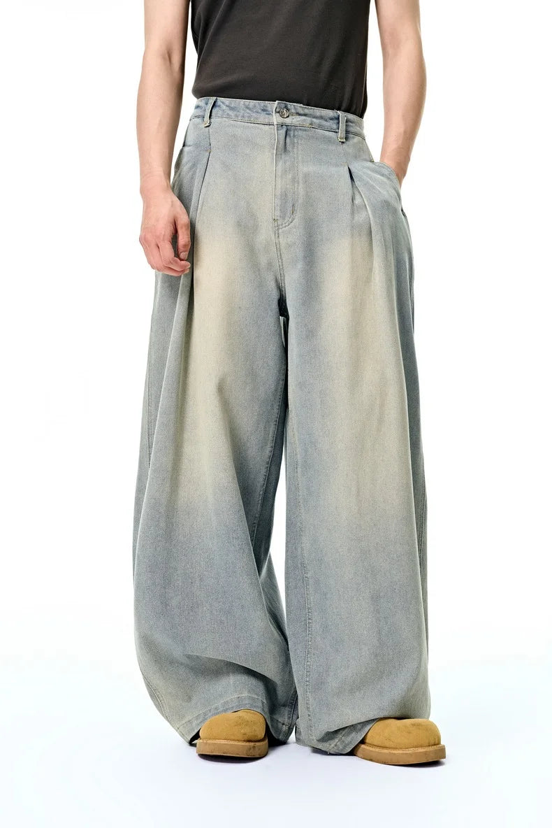 Kestrl Oversized Wide-Leg Denim: Heritage Wash Edition