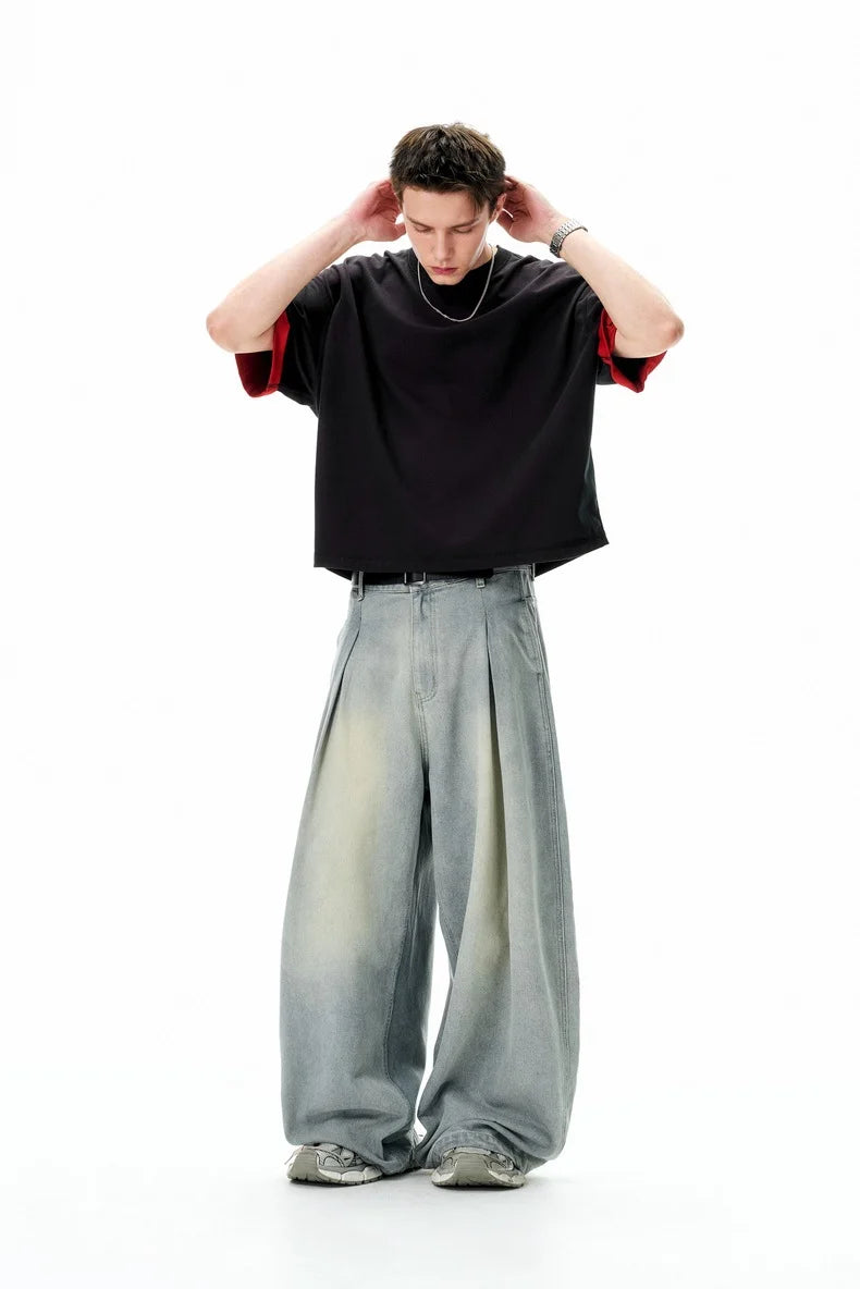 Kestrl Oversized Wide-Leg Denim: Heritage Wash Edition
