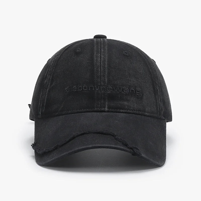 Casquette de baseball brodée à panneau brut minimaliste