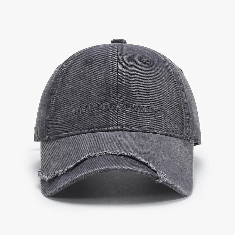 Casquette de baseball brodée à panneau brut minimaliste