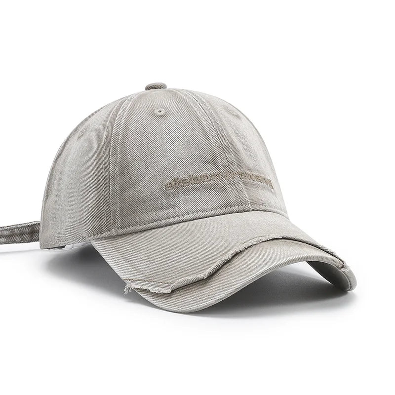 Casquette de baseball brodée à panneau brut minimaliste