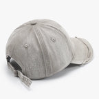 Casquette de baseball brodée à panneau brut minimaliste