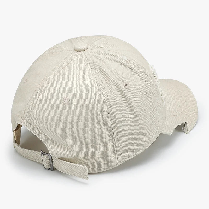 Casquette Héritage Vintage "Fissurée" : Édition Personnalité Vieillie à la Main
