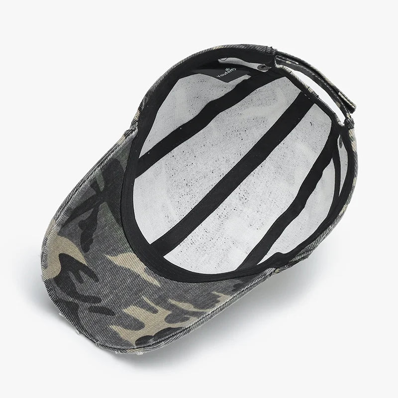 Casquette décontractée hybride à panneau camouflage Kestrl