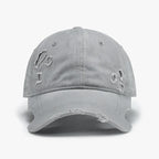 Vintage "Cracked" Heritage Cap: Hand-Distressed Personality Edition