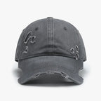 Vintage "Cracked" Heritage Cap: Hand-Distressed Personality Edition