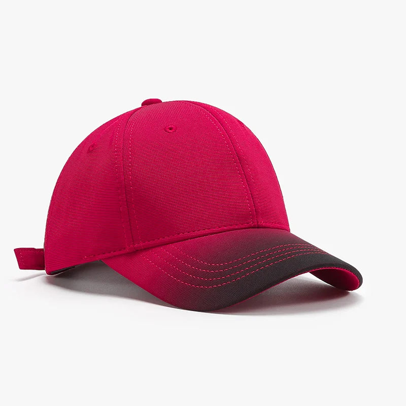Gradient Brim Heritage Cap: Minimalist Fade Edition