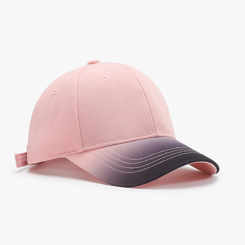 Gradient Brim Heritage Cap: Minimalist Fade Edition