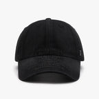 Casquette de baseball brodée en coton délavé vieilli