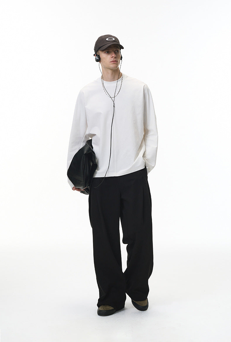 Unisex Paris Twill Curved-Leg Pants