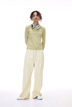 Pantalon unisexe en twill à jambes incurvées Paris