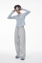 Pantalon unisexe en twill à jambes incurvées Paris