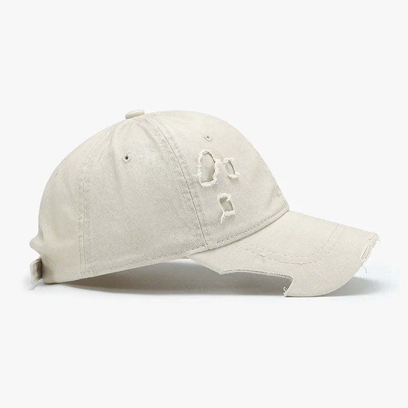 Casquette Héritage Vintage "Fissurée" : Édition Personnalité Vieillie à la Main