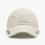 Vintage "Cracked" Heritage Cap: Hand-Distressed Personality Edition