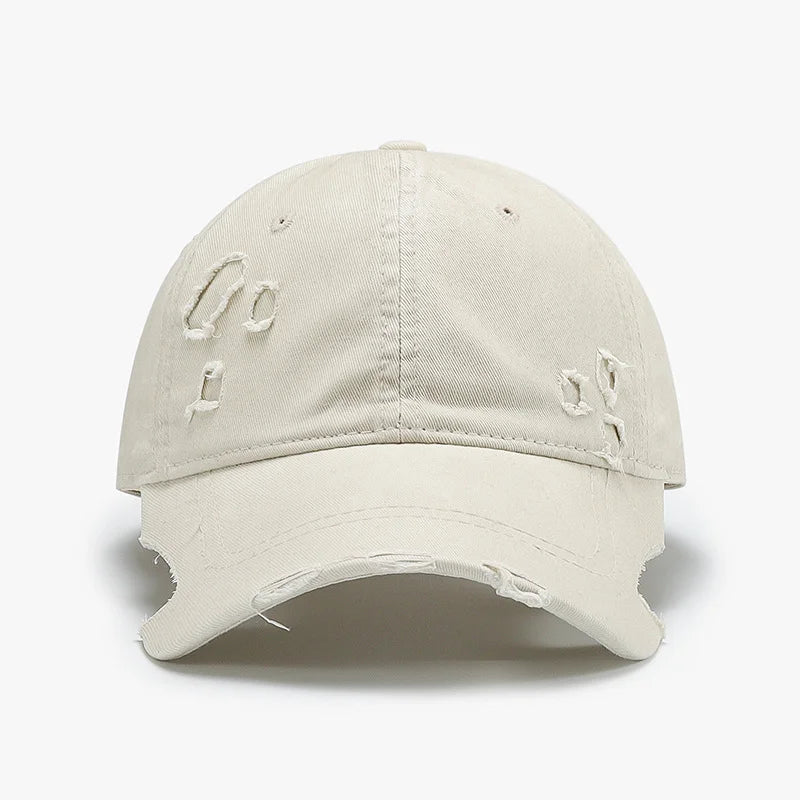 Casquette Héritage Vintage "Fissurée" : Édition Personnalité Vieillie à la Main
