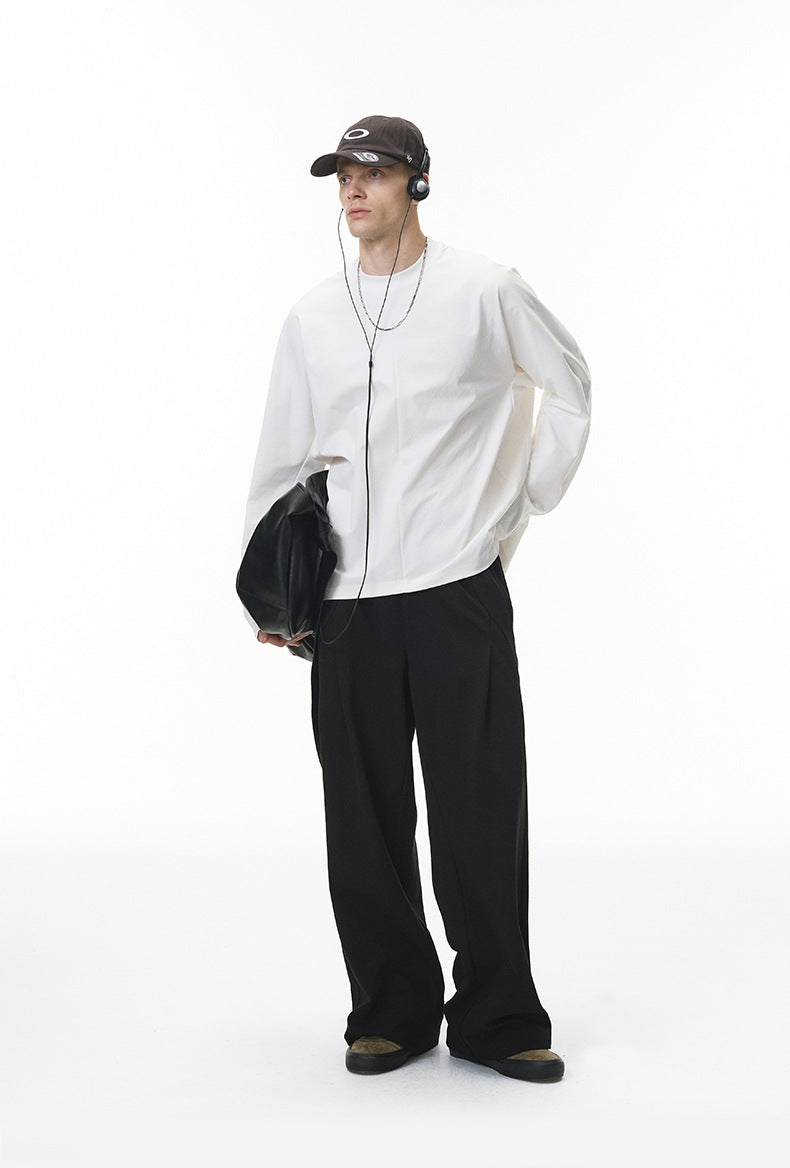 Unisex Paris Twill Curved-Leg Pants