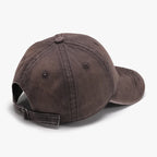 Casquette de baseball brodée en coton délavé vieilli