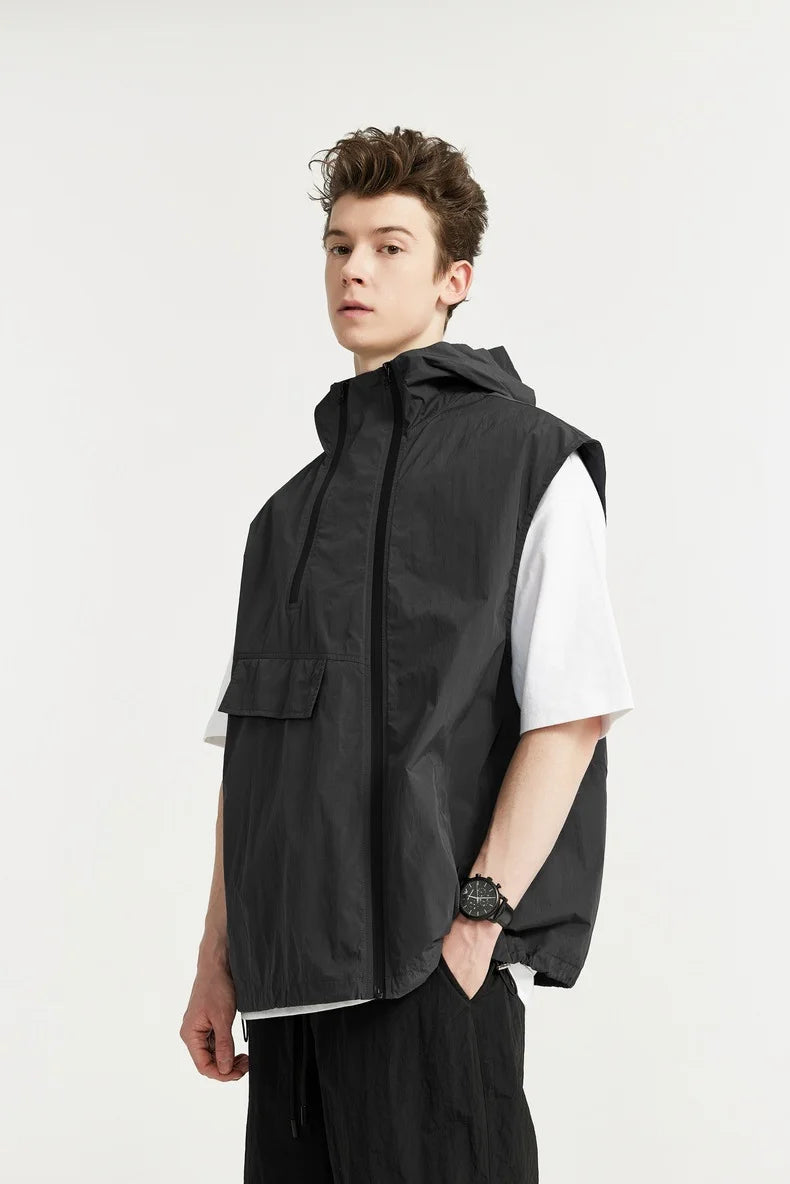 Gilet utilitaire imperméable Kestrl « Urban-Tech » 2e génération à double fermeture éclair