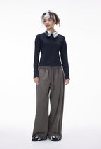 Pantalon unisexe en twill à jambes incurvées Paris