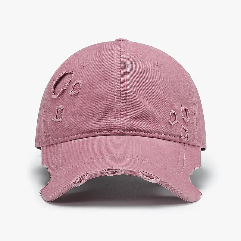 Casquette Héritage Vintage "Fissurée" : Édition Personnalité Vieillie à la Main