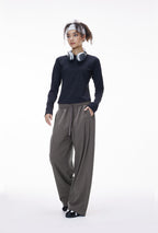 Pantalon unisexe en twill à jambes incurvées Paris