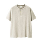 T-shirt Henley « Old Money » été 2026