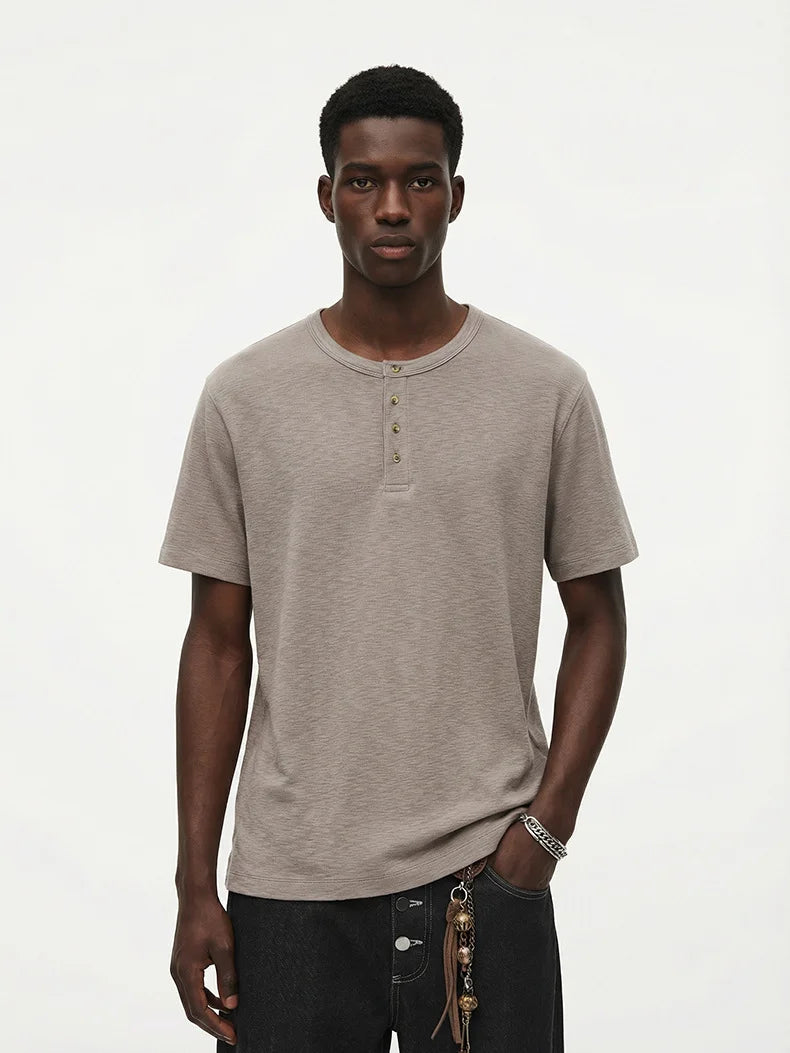 Summer 26' Old Money Henley T-Shirt