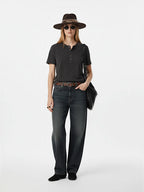 T-shirt Henley « Old Money » été 2026