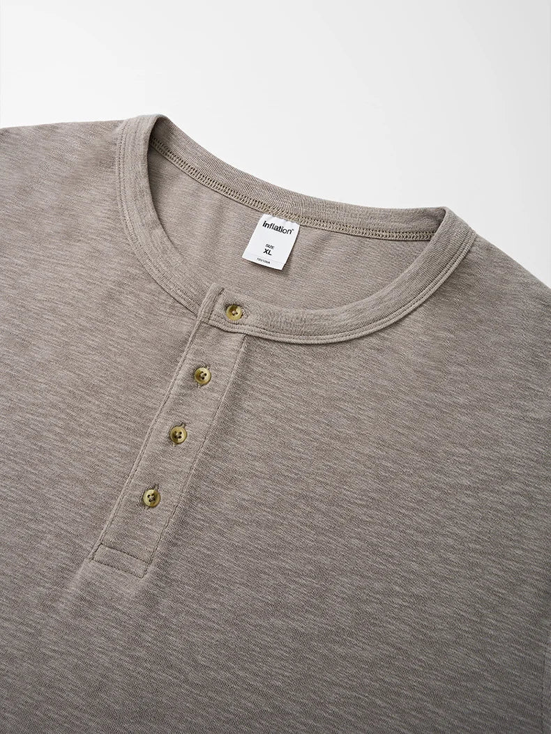 T-shirt Henley « Old Money » été 2026