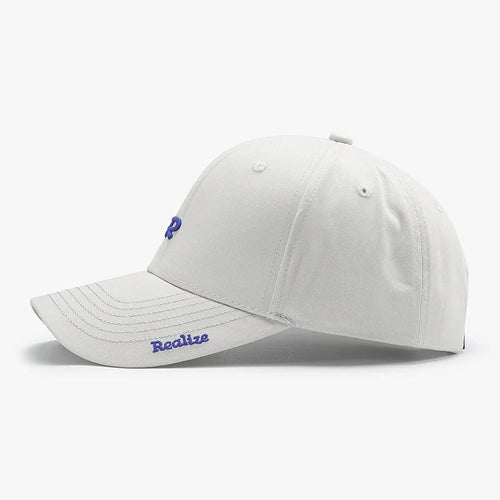 "Realize" R-Logo Embroidery Baseball Cap