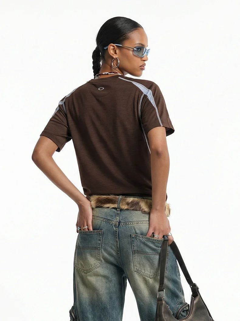 T-shirt color block anti-humidité Printemps/Été 26