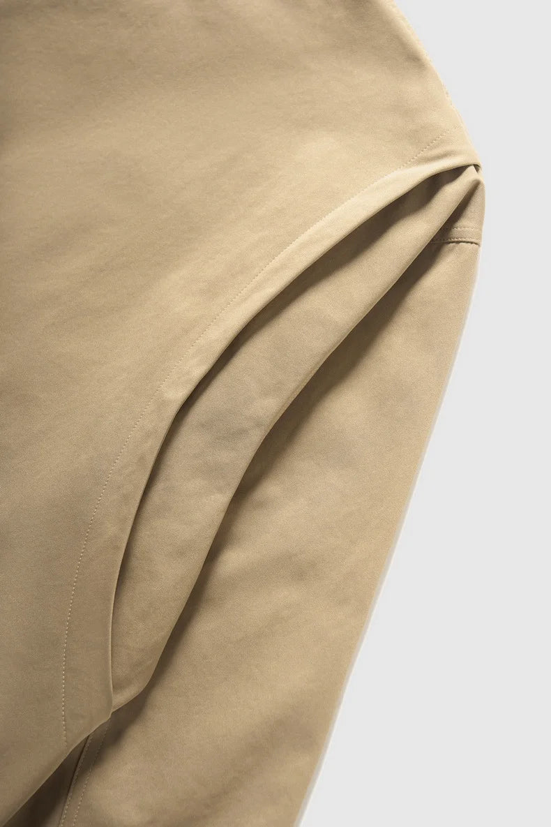 Veste en jean de travail en velours côtelé extensible pour homme