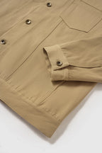 Veste en jean de travail en velours côtelé extensible pour homme