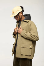 Veste de travail homme Safari extensible infroissable
