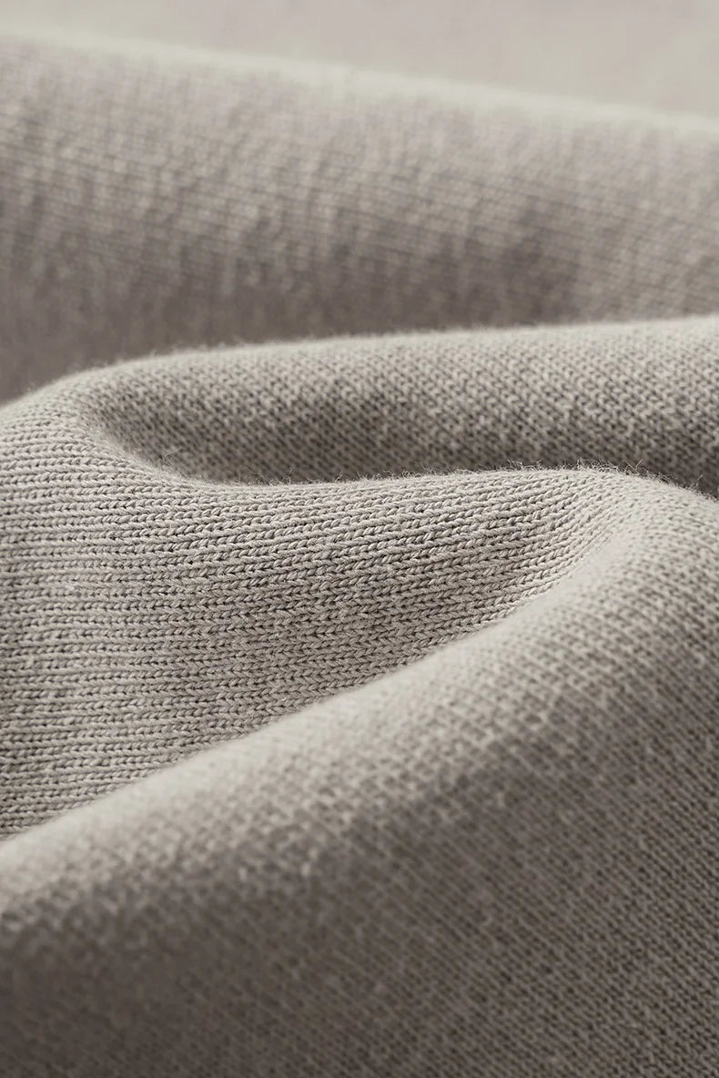 Sweat-shirt homme texturé à col montant et demi-zip