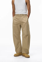 Vintage Deconstructed Curved Cargo Pants