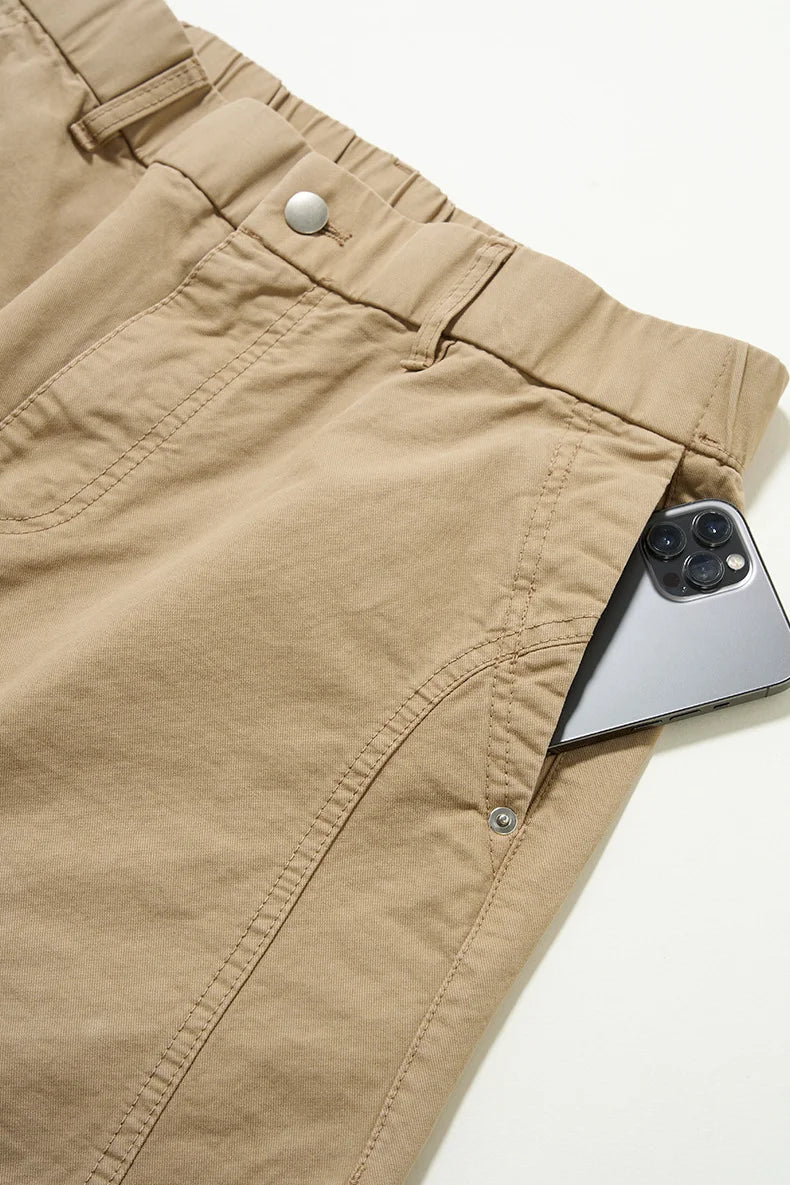 Vintage Deconstructed Curved Cargo Pants