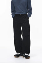 Vintage Deconstructed Curved Cargo Pants