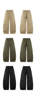 Vintage Deconstructed Curved Cargo Pants