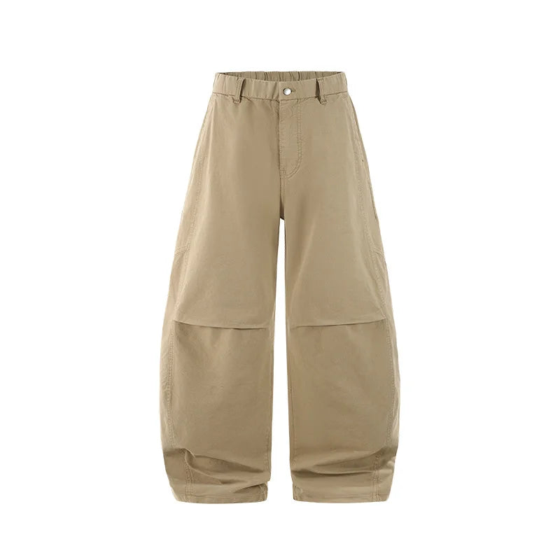 Vintage Deconstructed Curved Cargo Pants