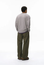 Vintage Deconstructed Curved Cargo Pants