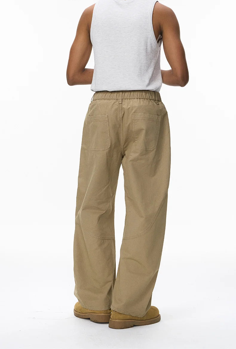 Vintage Deconstructed Curved Cargo Pants