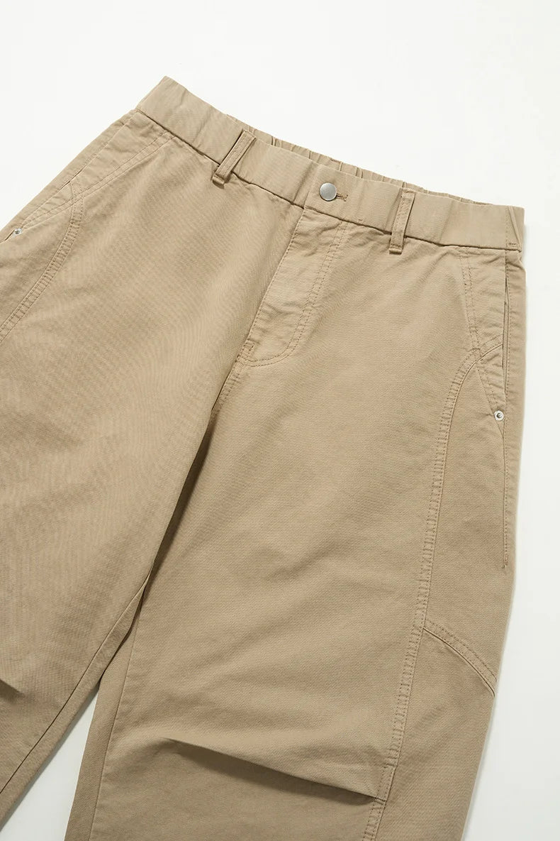 Vintage Deconstructed Curved Cargo Pants