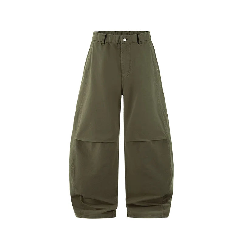 Vintage Deconstructed Curved Cargo Pants